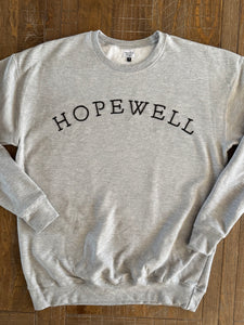 Hopewell Hand Embroidered Adult Sweatshirt or T-Shirt