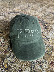 Hand Embroidered Handwritten Name Adult Hat