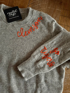 Design Your Own Hand Embroidered Women’s Cashmere Sweater