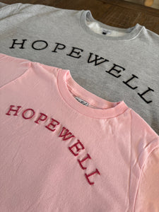 Hopewell Hand Embroidered Kids Sweatshirt or T-Shirt