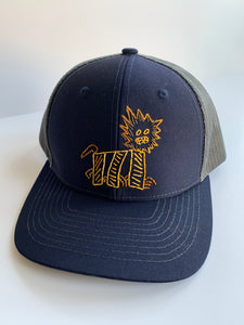 Hand Embroidered Kids' Drawing Adult Hat