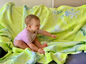 Ice Dyed Oversized Blanket