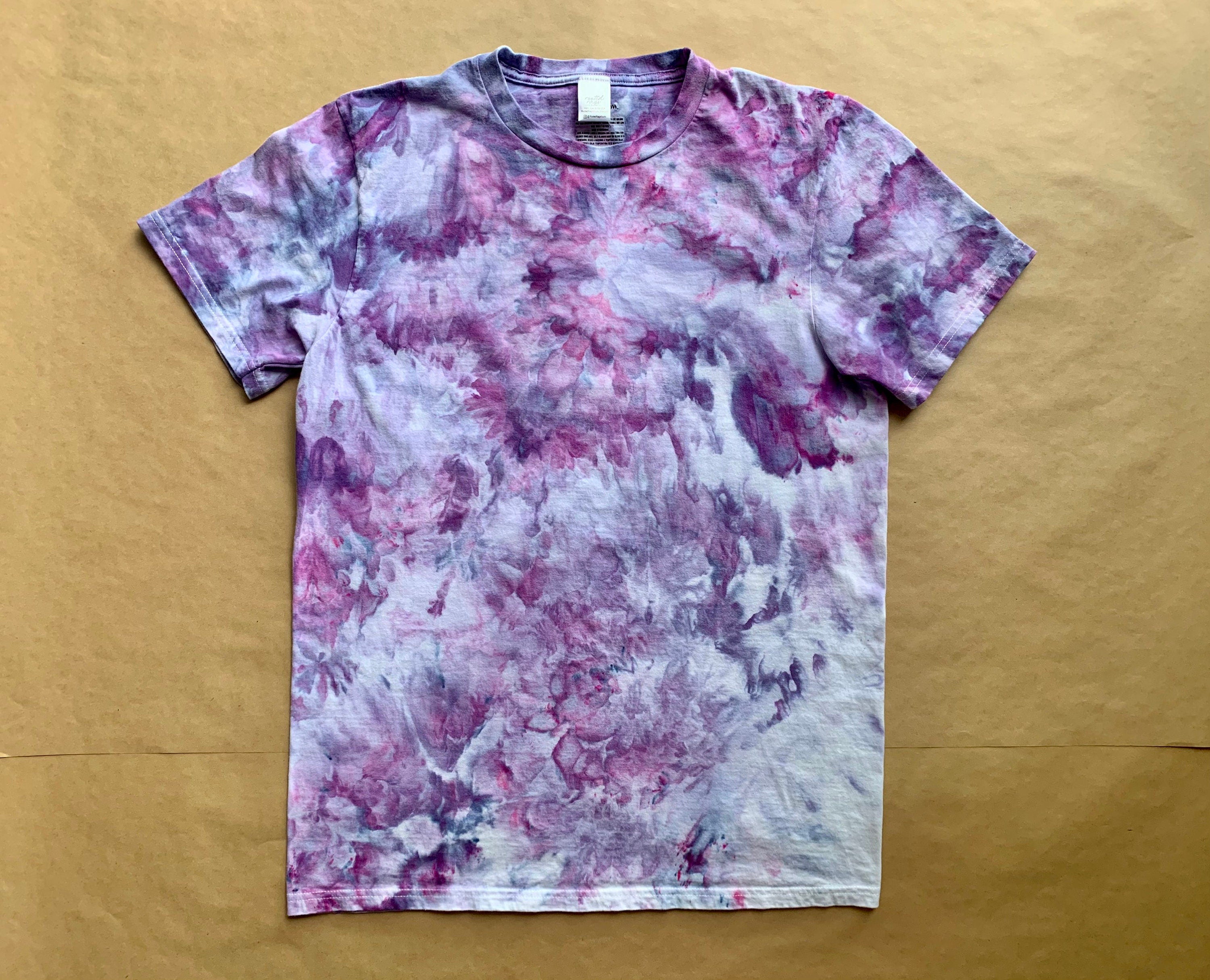 Ice Dyed Adult Unisex Short Sleeve T-shirt