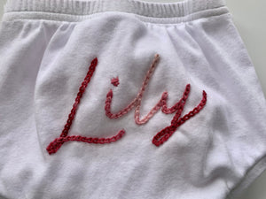 Monogrammed Ombre Thread Bloomers