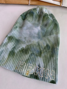 Hoboken Iced Dyed Beanie with Hand Embroidery