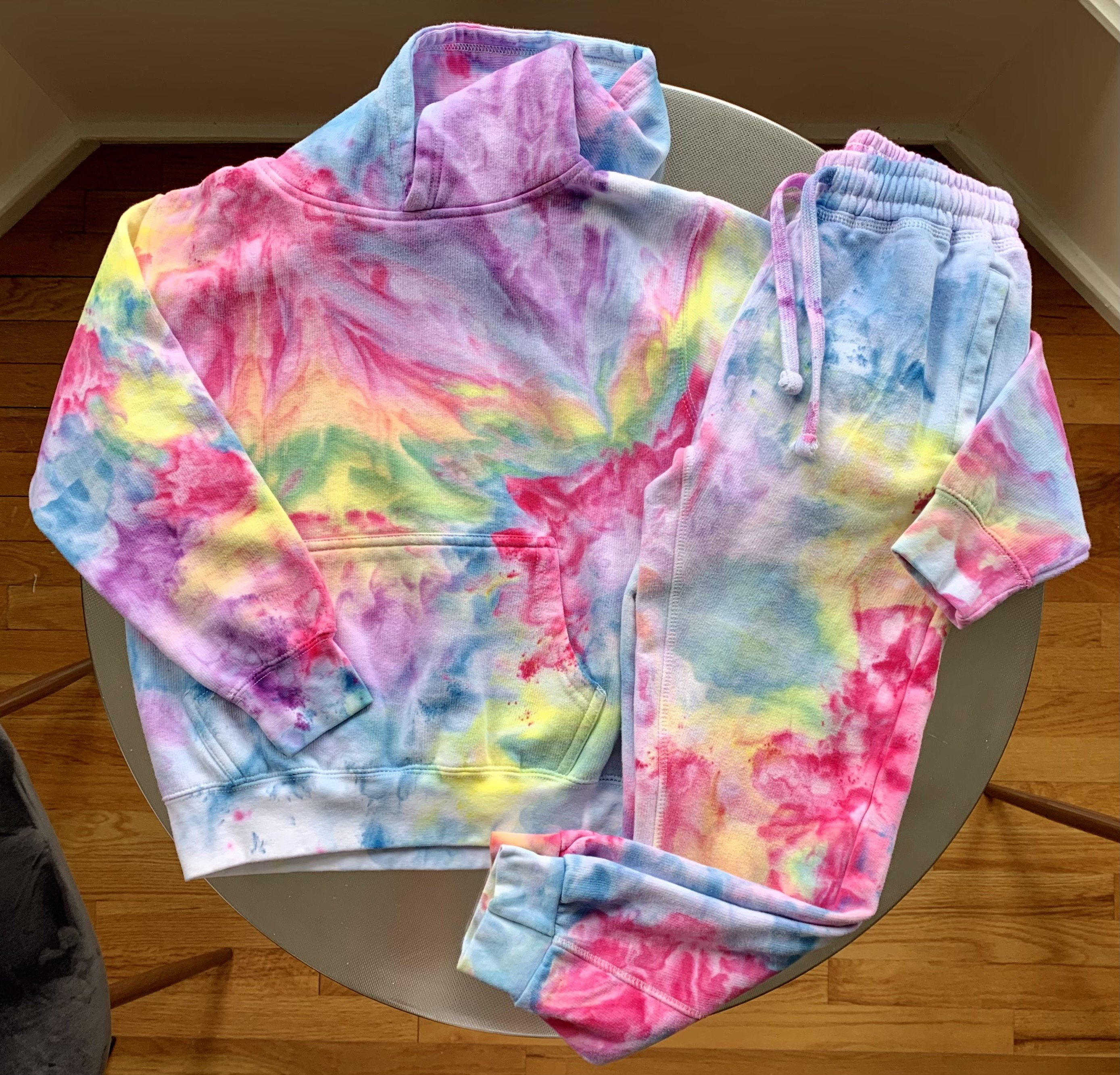Ice Dyed Adult Unisex Hoodie