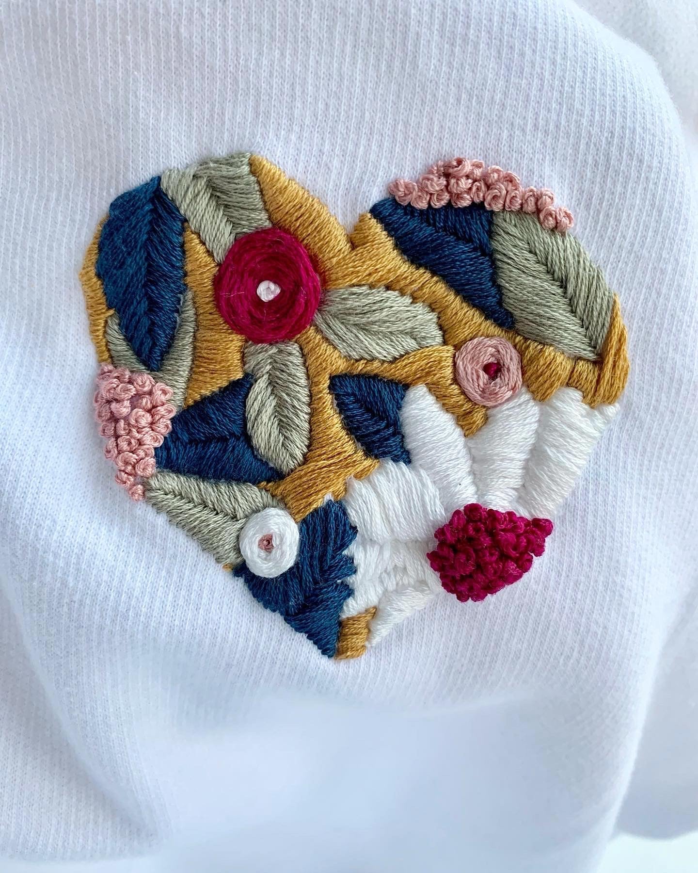 Signature Floral Embroidered Adult T-Shirt