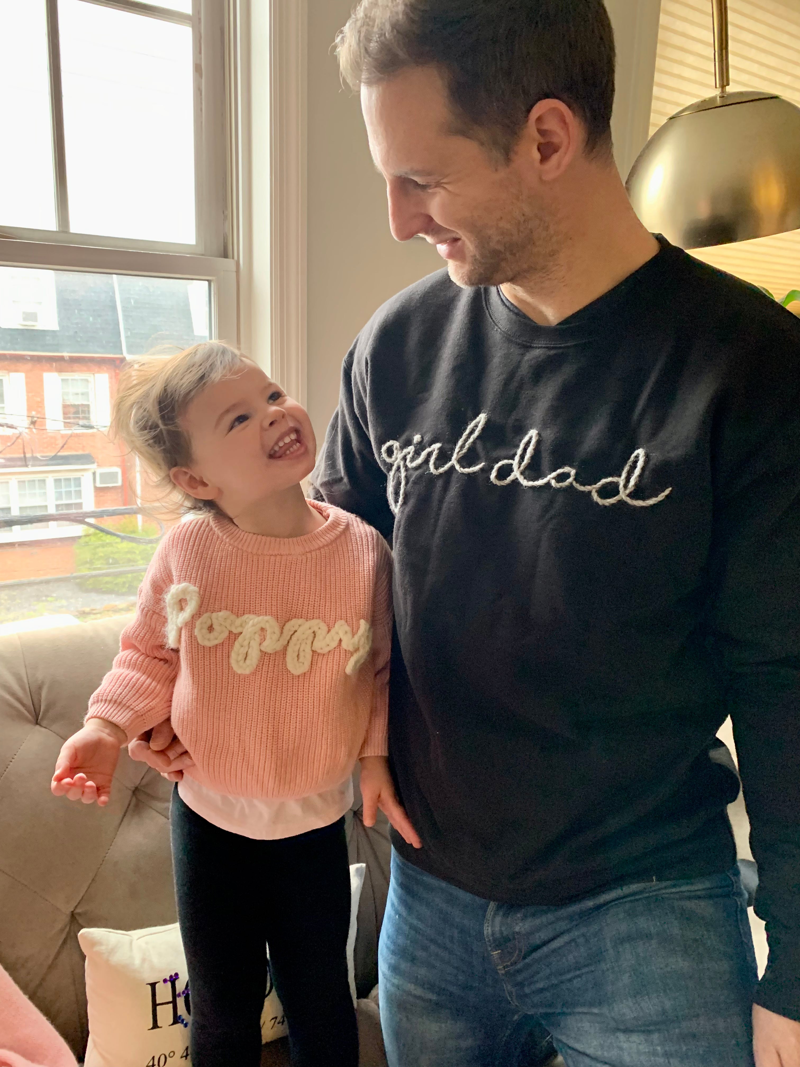 Yarn Embroidered Mother's/Father's Day Sweatshirt