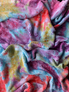 Ice Dyed Oversized Blanket
