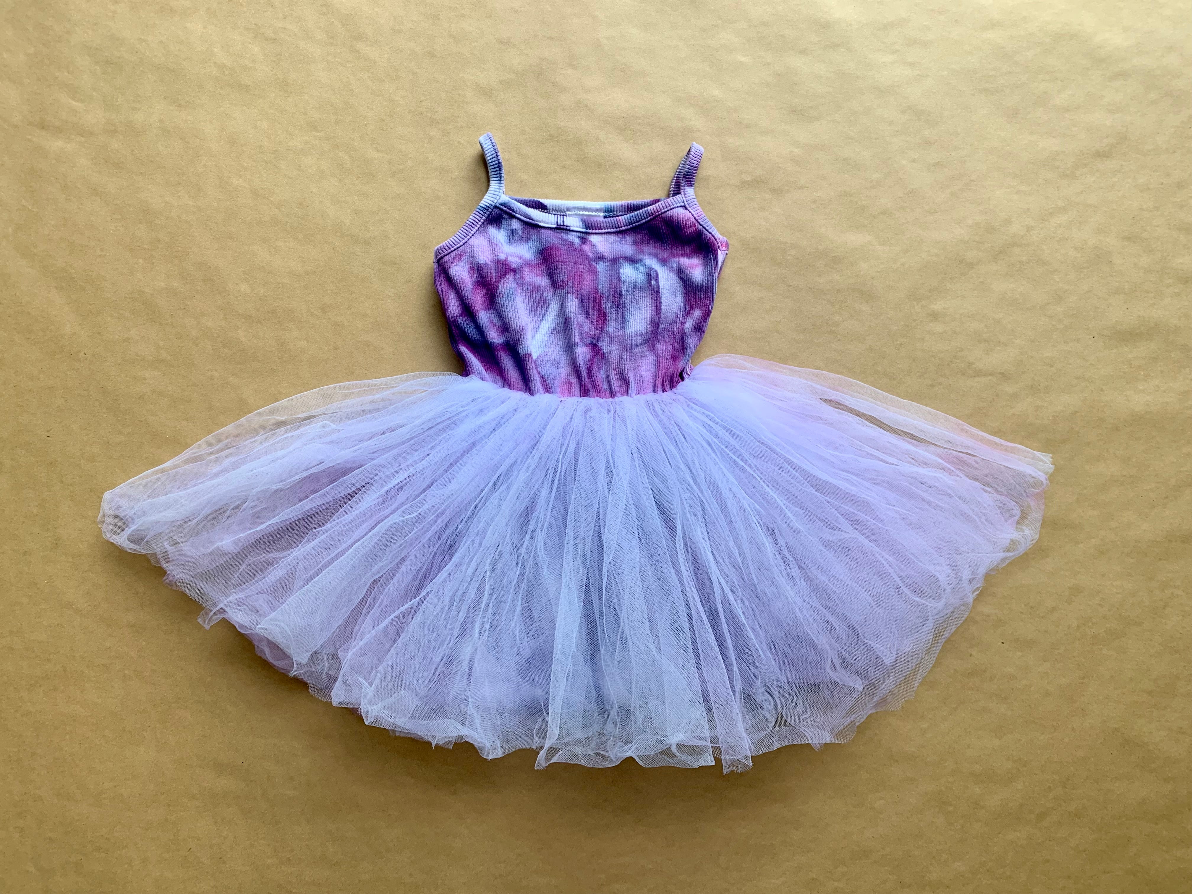 Ice Dyed Tutu and Cotton Dress