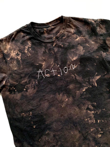 Ice Bleached & Hand Embroidered T-Shirt for Moms Demand Action
