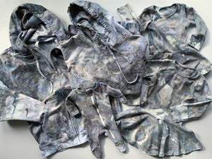 Ice Dyed Adult Zippered Hoodie